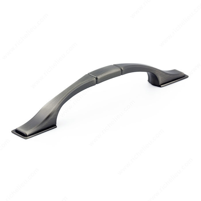 Traditional Metal Pull - 3079, Center to Center 96 mm, Finish Antique Nickel, Projection - Overall Dimensions 27 mm PRO-PACK 2