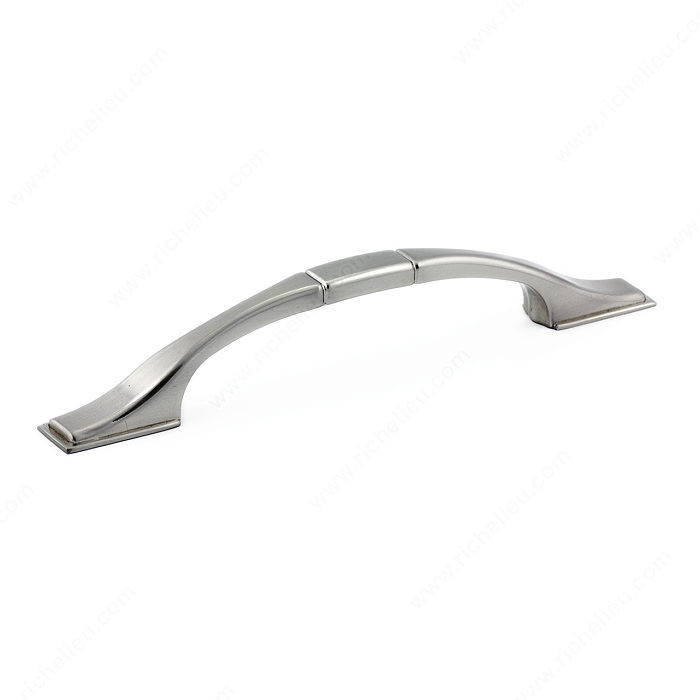 Traditional Metal Pull - 3079, Center to Center 96 mm, Finish Brushed Nickel, Projection - Overall Dimensions 27 mm PRO-PACK 2