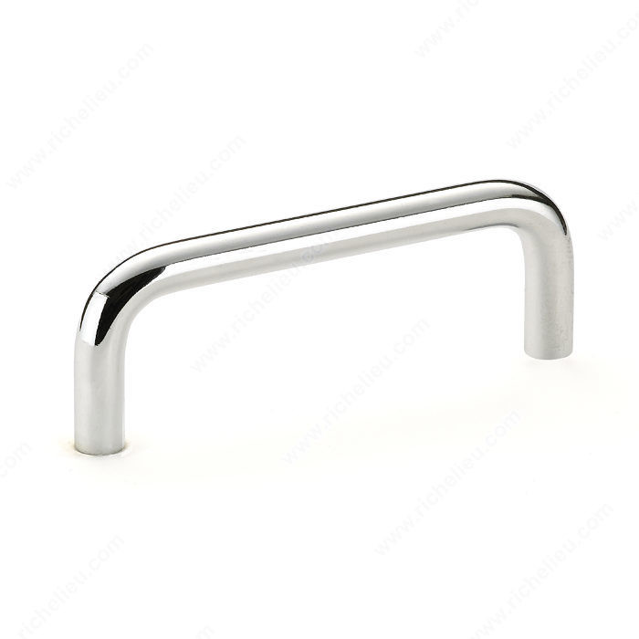 Functional Steel Pull - 26 and 332, RoHS compliant, Center to Center 3 in, Finish Chrome, Material Steel, Length - Overall Dimensions 84 mm PRO-PACK 5