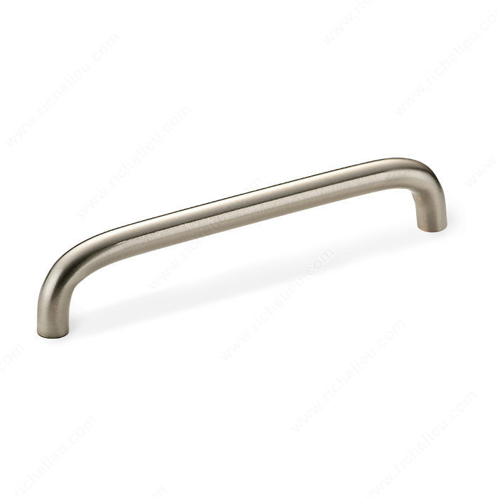 Functional Metal Pull - 332, Center to Center 128 mm, Finish Brushed Nickel, Projection - Overall Dimensions 28 mm PRO-PACK 2