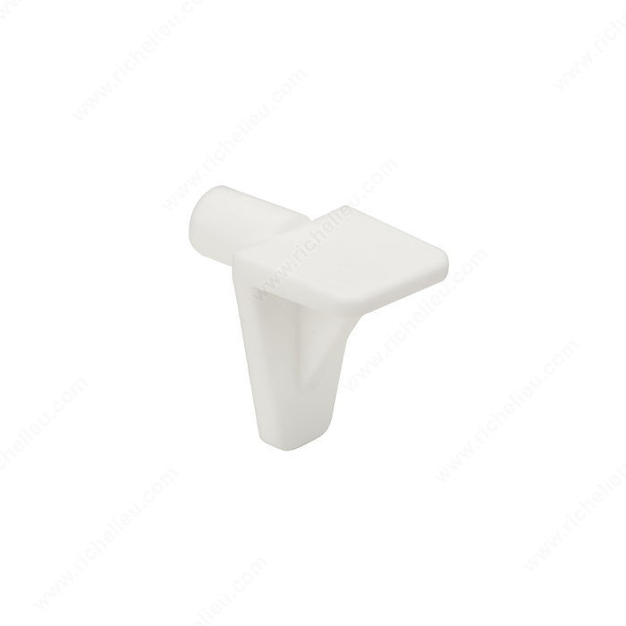 Plastic Shelf Pin, Drilling Diameter 5 mm, Finish White PRO-PACK 5