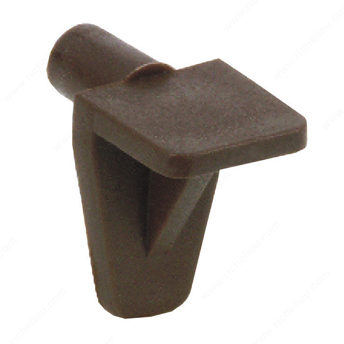 Plastic Shelf Pin, Drilling Diameter 5 mm, Finish Brown PRO-PACK 5