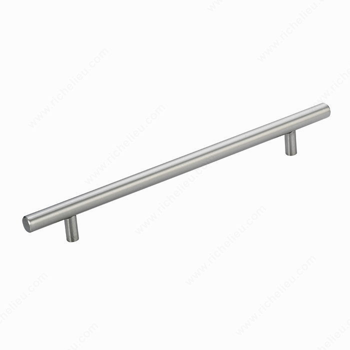 Contemporary Antibacterial Stainless Steel Pull - 348, Antibacterial - Reduces cross- contamination, Center to Center 219 mm, Length - Overall Dimensions 299 mm