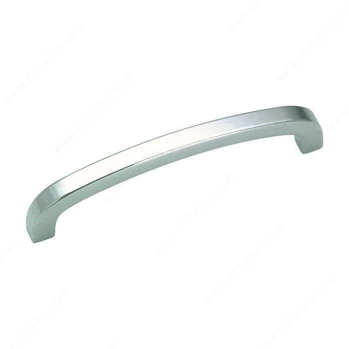 Contemporary Metal Pull - 3509, Finish Brushed Nickel, Screw/Nail 8/32 (Included) PRO-PACK 2