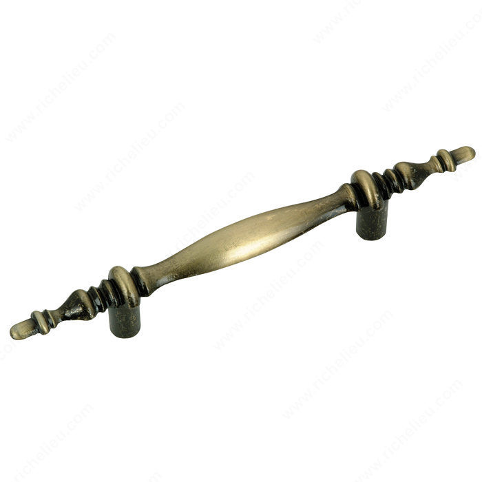 Traditional Metal Pull - 3573, Finish Antique English PRO-PACK 5
