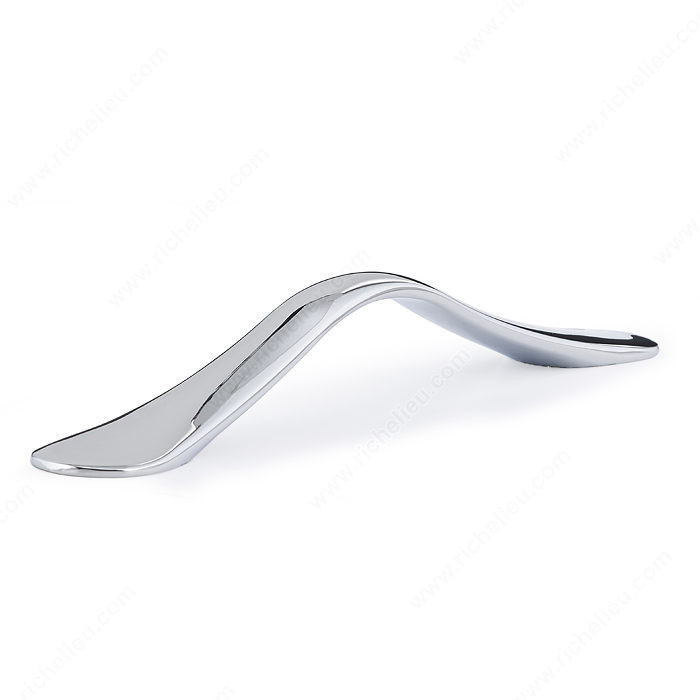 Contemporary Metal Pull - 3636, Center to Center 128 mm, Projection - Overall Dimensions 27 mm PRO-PACK 2