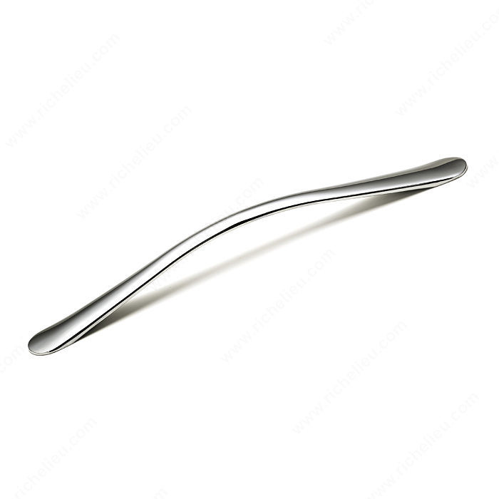 Contemporary Metal Pull - 3636, Center to Center 192 mm, Projection - Overall Dimensions 27 mm