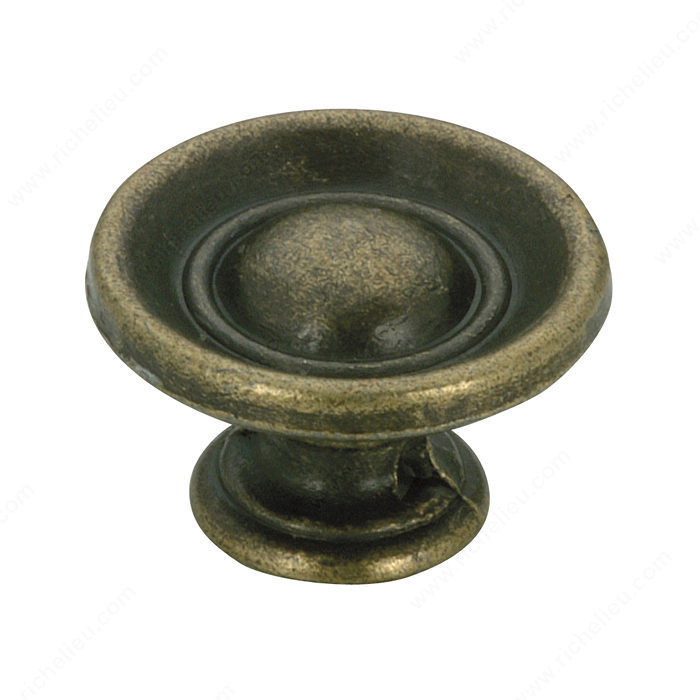 Traditional Metal Knob - 3713,PRO-PACK 5