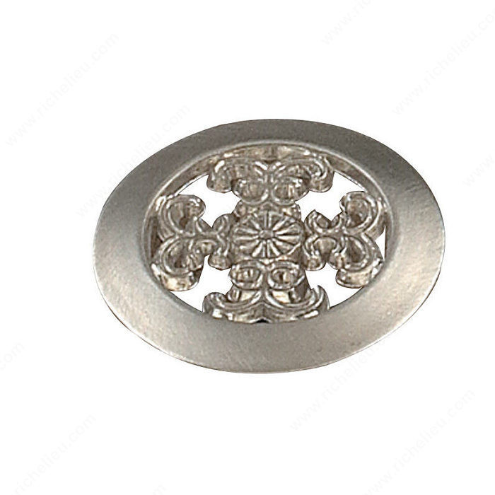 Traditional Metal Knob - 3735, Finish Brushed Nickel PRO-PACK 5