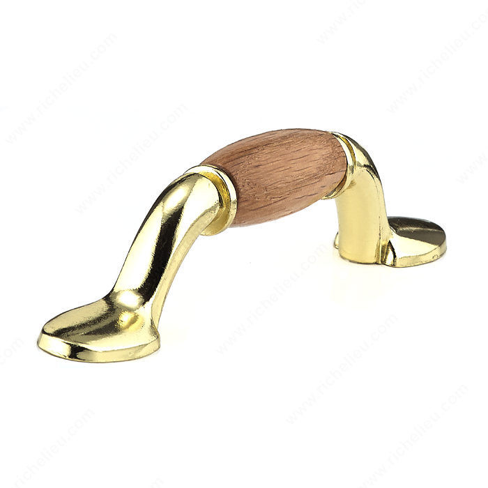Traditional Metal and Wood Pull - 3801,PRO-PACK 2