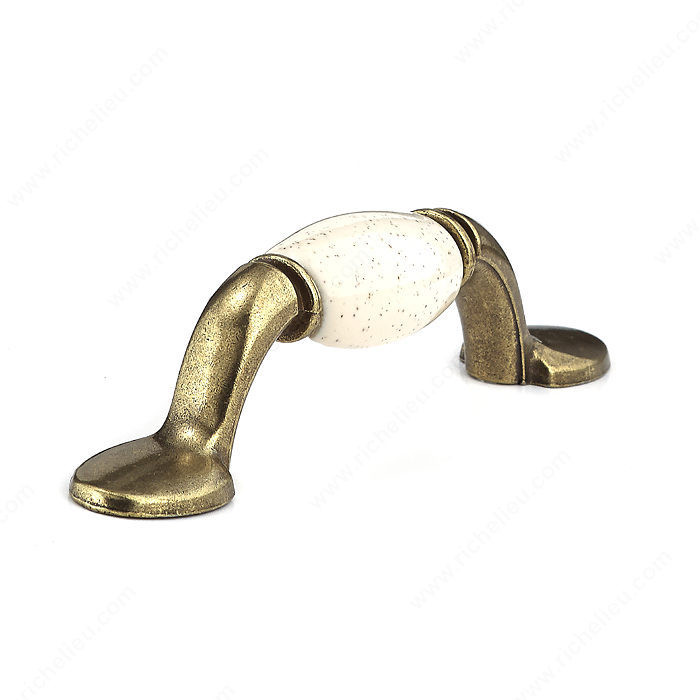 Traditional Metal and Ceramic Pull - 3802,PRO-PACK 3