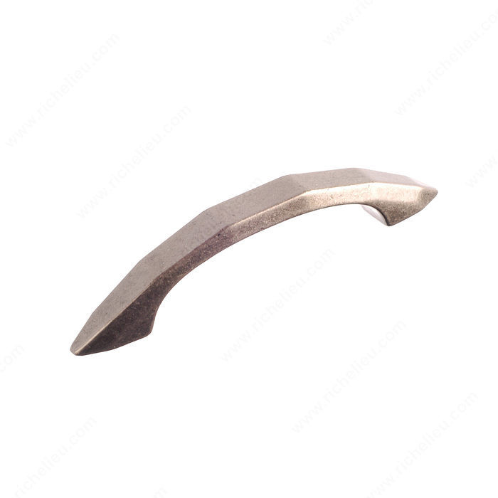 Traditional Metal Pull - 391, Center to Center 3 in, Finish Faux Iron, Length - Overall Dimensions 102 mm PRO-PACK 2