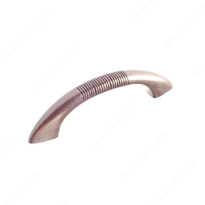 Traditional Metal Pull - 3914, Center to Center 3 in, Finish Faux Iron