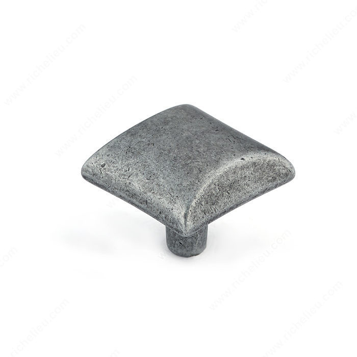 Traditional Metal Knob - 3913, Finish Antique Iron PRO-PACK 3