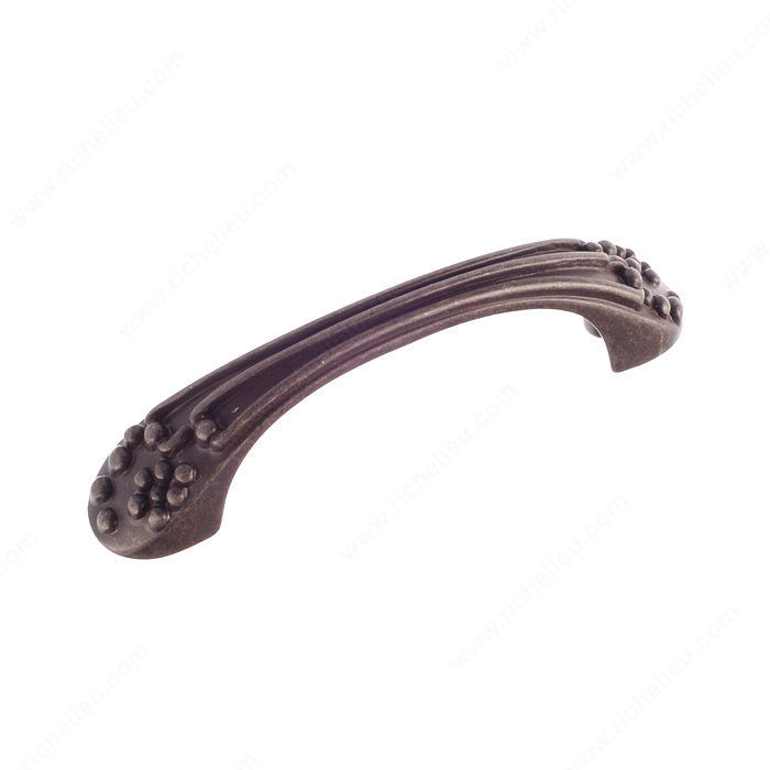 Traditional Metal Pull - 3914, Finish Antique Iron PRO-PACK 5