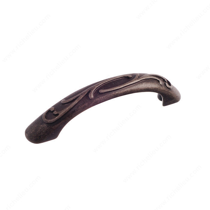 Traditional Metal Pull - 3914, Finish Antique Iron PRO-PACK 2