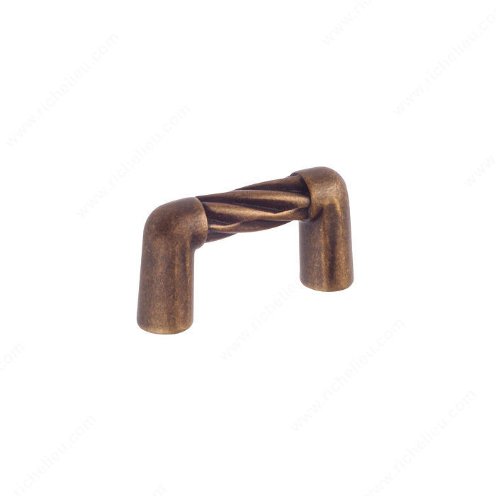 Traditional Metal Pull - 3914, Finish Burnished Brass PRO-PACK 2