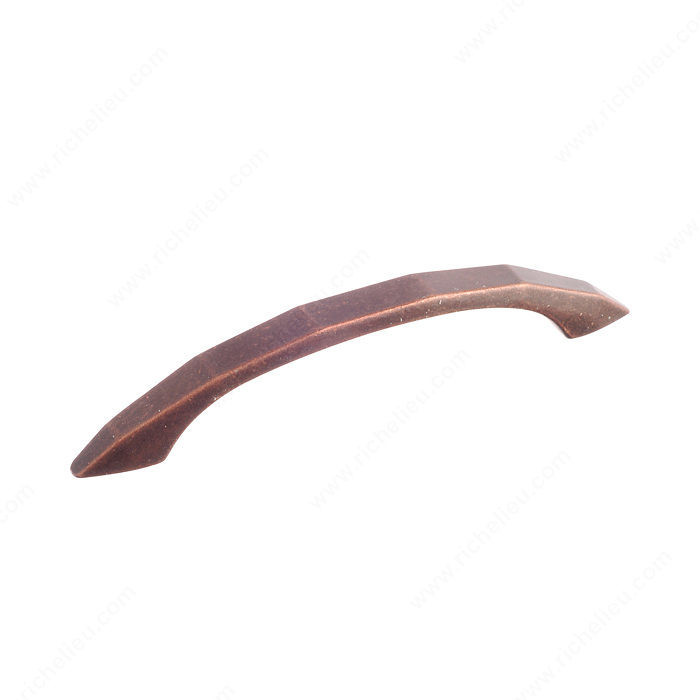 Traditional Metal Pull - 391, Center to Center 96 mm, Finish Antique Copper, Length - Overall Dimensions 120 mm