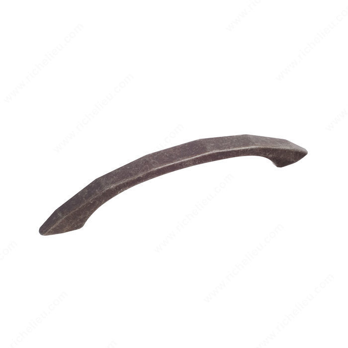 Traditional Metal Pull - 391, Center to Center 96 mm, Finish Antique Iron, Length - Overall Dimensions 120 mm