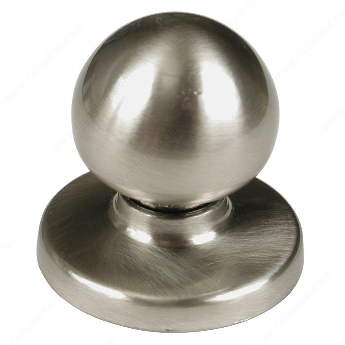 Functional Metal Wardrobe Knob - 3922, Finish Brushed Nickel, Material Metal PRO-PACK 2