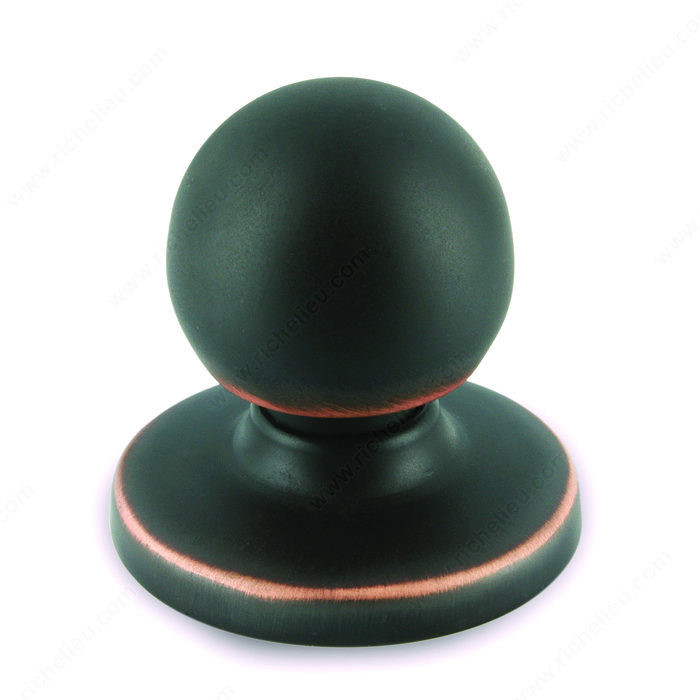 Functional Metal Wardrobe Knob - 3922, Finish Brushed Oil-Rubbed Bronze, Material Metal PRO-PACK 2