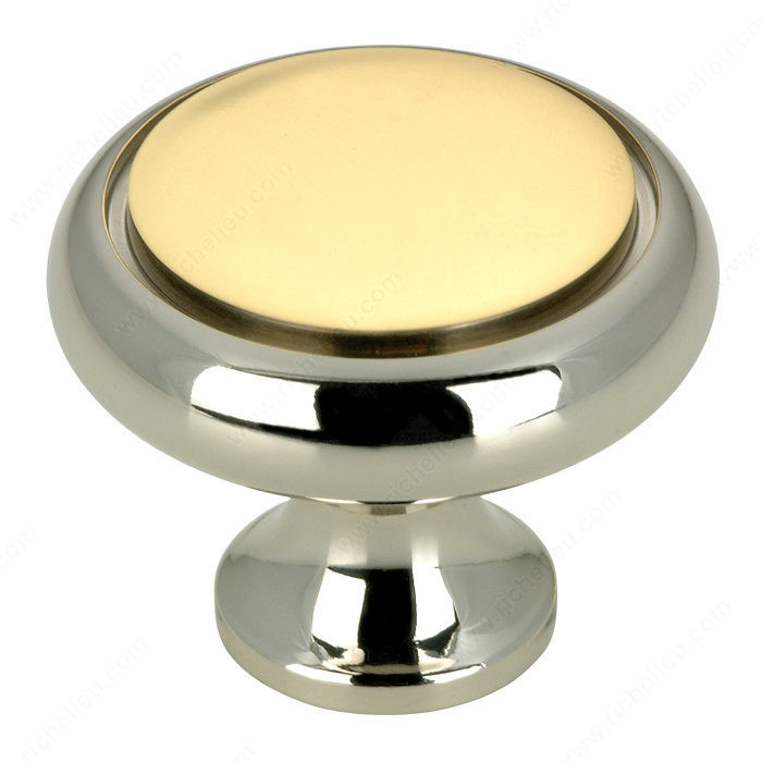 Contemporary Brass Knob - 3950,