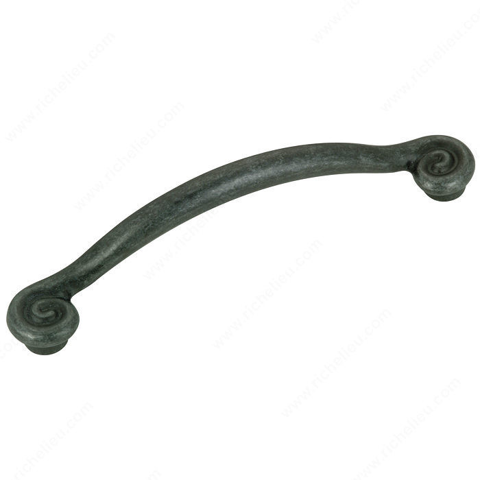 Traditional Metal Pull - 4101, Finish Natural Iron