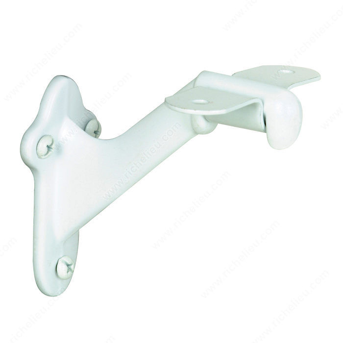Handrail Brackets for Wood, Color/ Finish White PRO-PACK 2