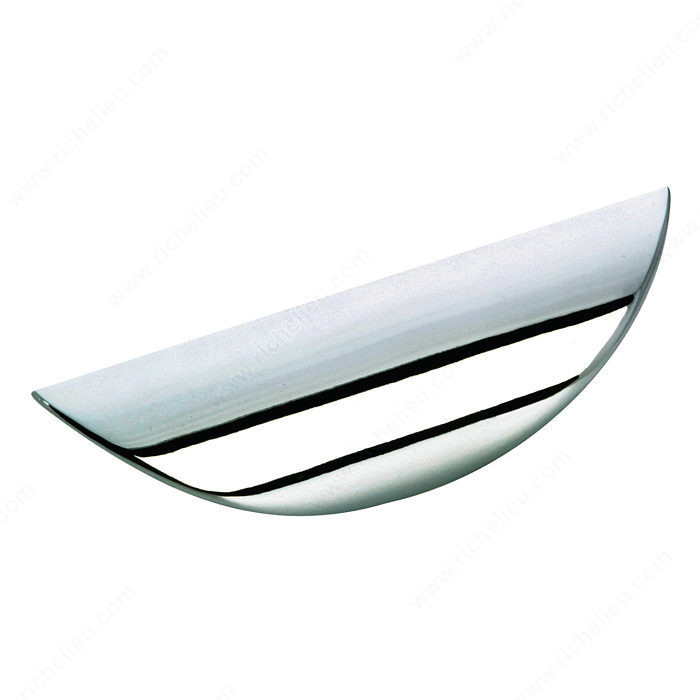 Contemporary Metal Edge Pull - 426, Finish Chrome PRO-PACK 2