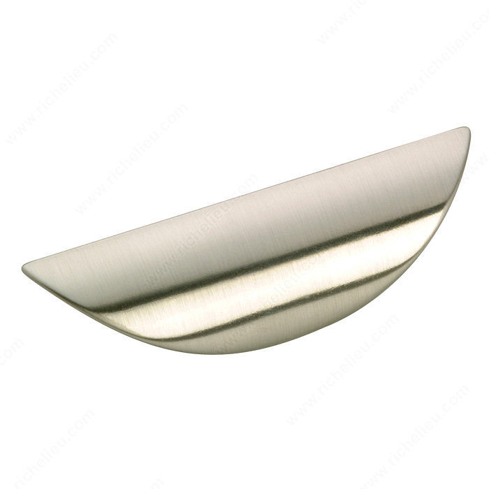 Contemporary Metal Edge Pull - 426, Finish Brushed Nickel PRO-PACK 2
