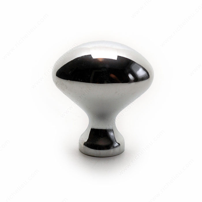 Traditional Metal Knob - 4443, Finish Chrome PRO-PACK 5