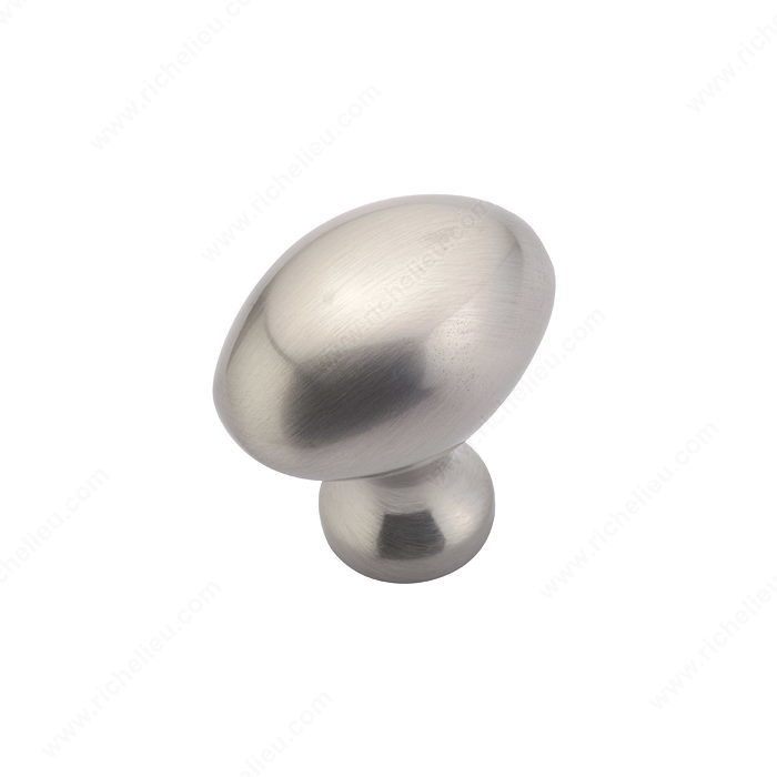 Traditional Metal Knob - 4443, Finish Brushed Nickel PRO-PACK 5