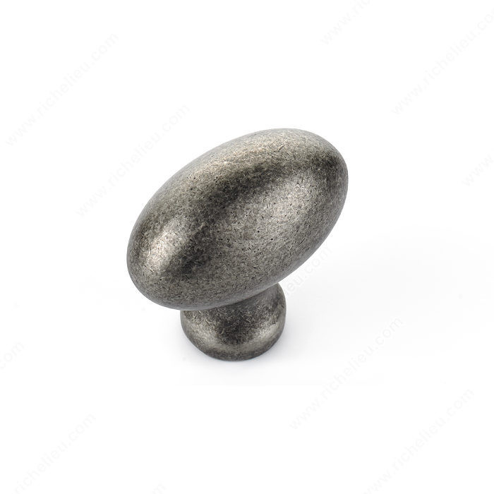 Traditional Metal Knob - 4443, Finish Pewter PRO-PACK 3