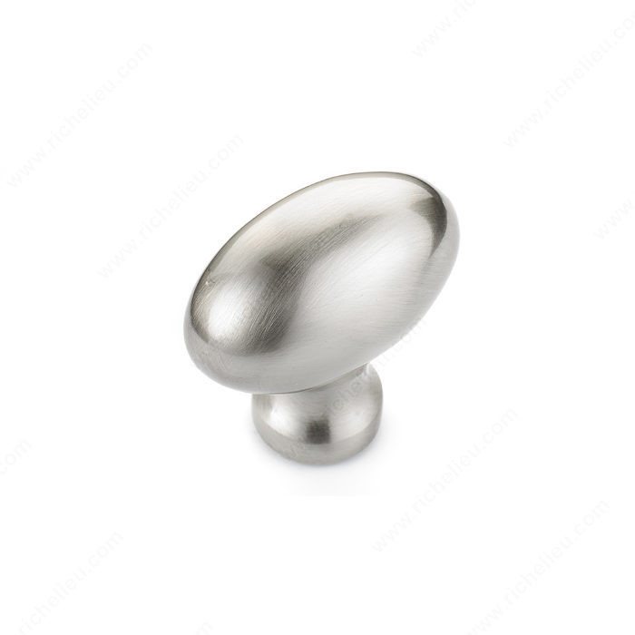 Traditional Metal Knob - 4443, Finish Brushed Nickel PRO-PACK 3