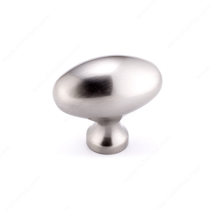 Traditional Metal Knob - 4443, Finish Brushed Nickel