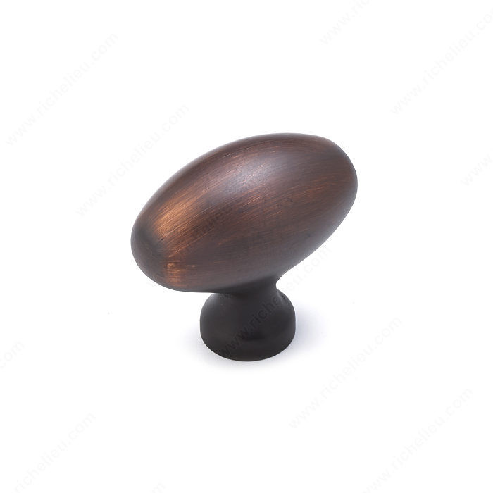 Traditional Metal Knob - 4443, Finish Brushed Oil-Rubbed Bronze