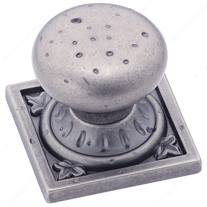 Eclectic Zinc Knob - 4484, Finish Weathered Nickel
