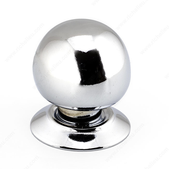 Functional Metal Knob - 460, Finish Chrome PRO-PACK 2