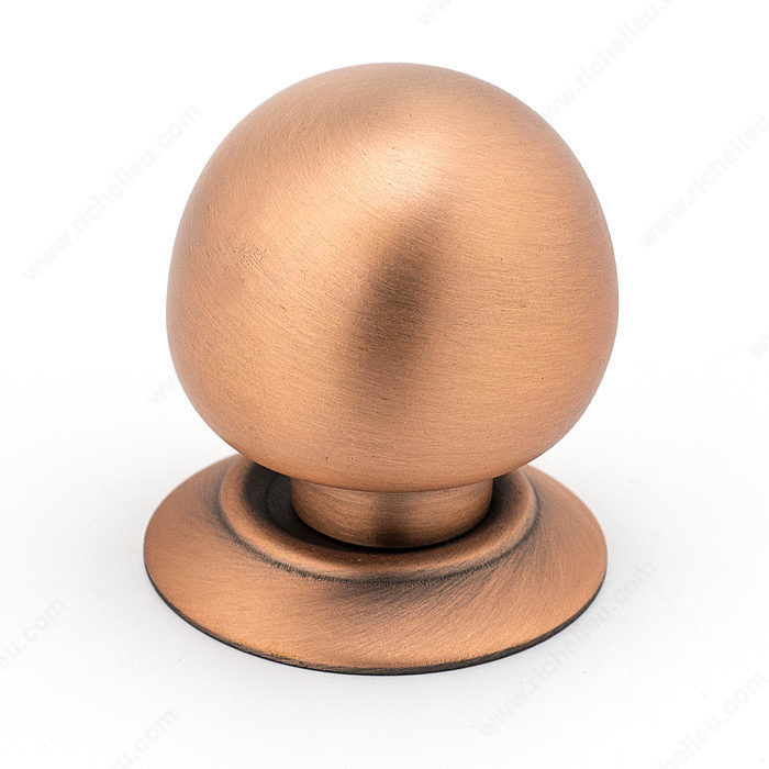 Functional Metal Knob - 460, Finish Copper PRO-PACK 2