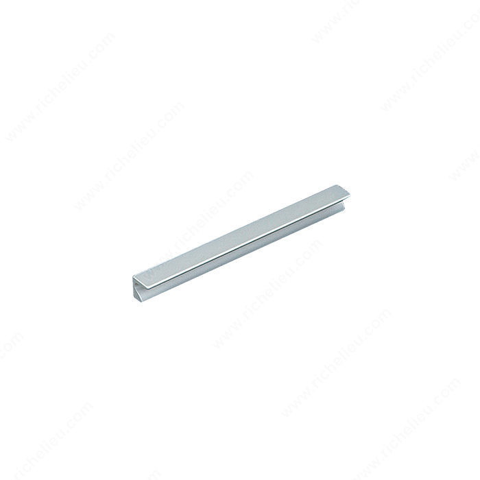 Contemporary Aluminum Edge Pull - 4604, Center to Center 96 mm, Length - Overall Dimensions 120 mm, Screw/Nail 8/32 (Included)