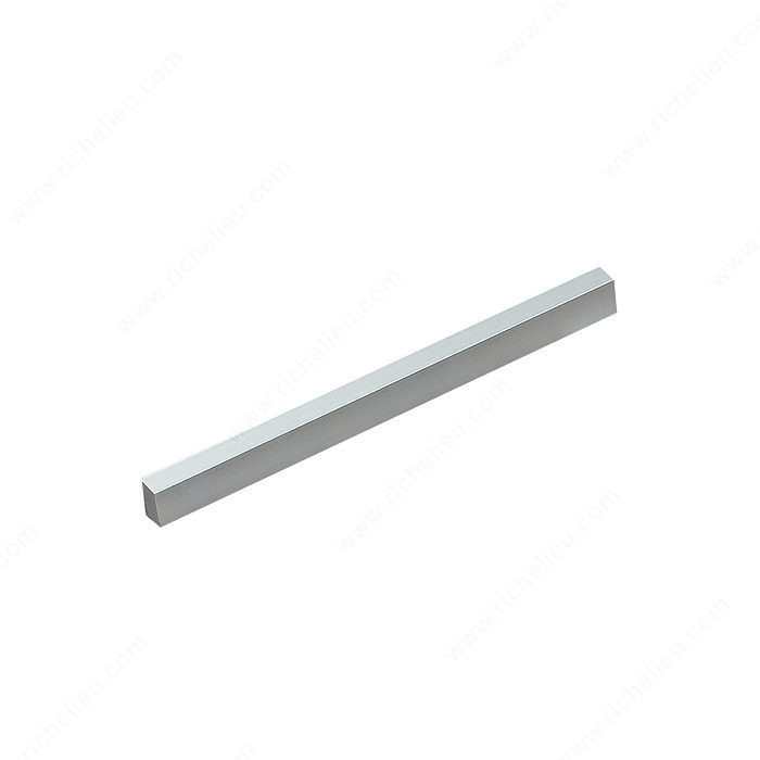 Contemporary Aluminum Pull - 4607, Center to Center 192 mm, Length - Overall Dimensions 240 mm, Screw/Nail 8/32 (Included)
