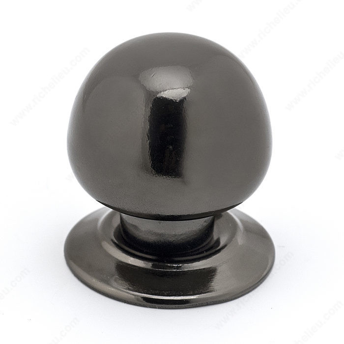 Functional Metal Knob - 460, Finish Black Nickel PRO-PACK 2