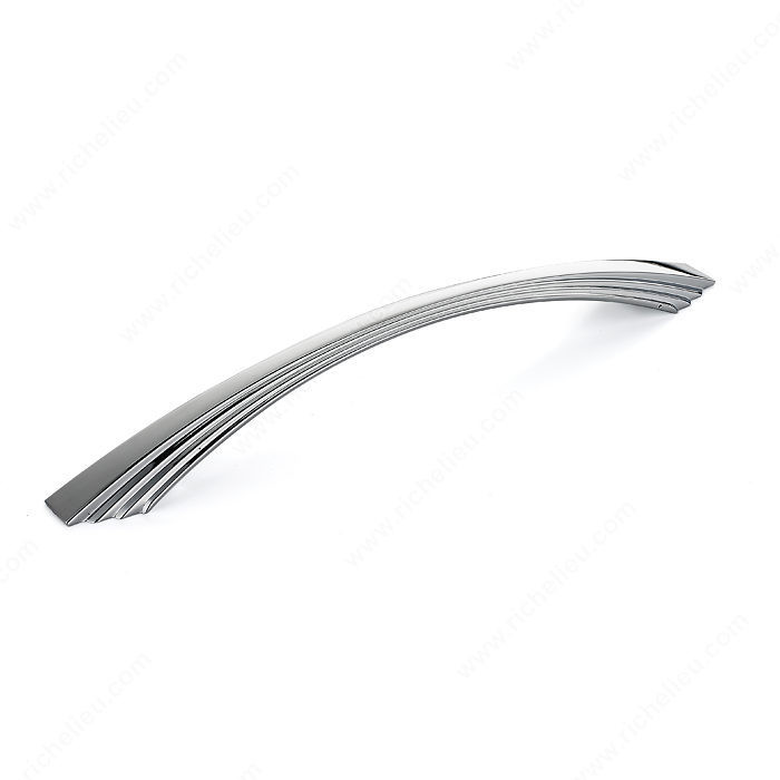 Contemporary Metal Pull - 4646, Center to Center 192 mm, Projection - Overall Dimensions 29 mm