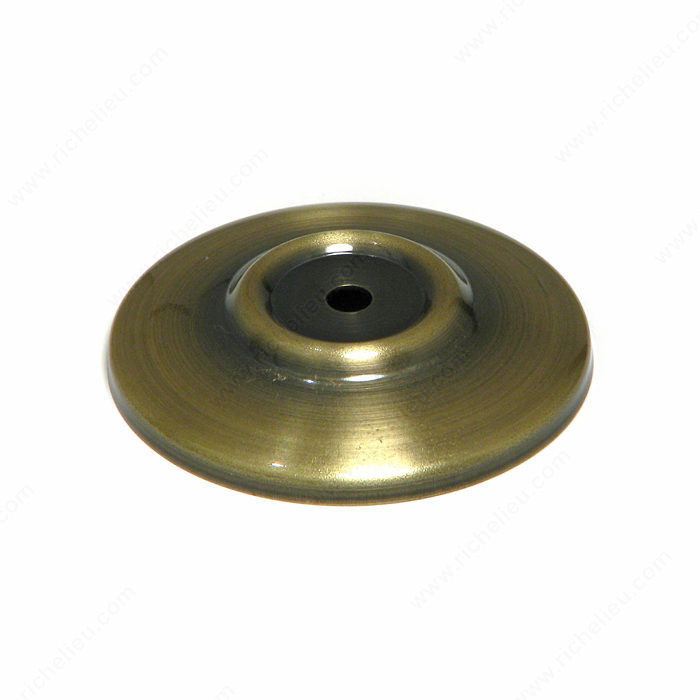 Functional Metal Rosette for Knob - 464, Finish Antique English PRO-PACK 5