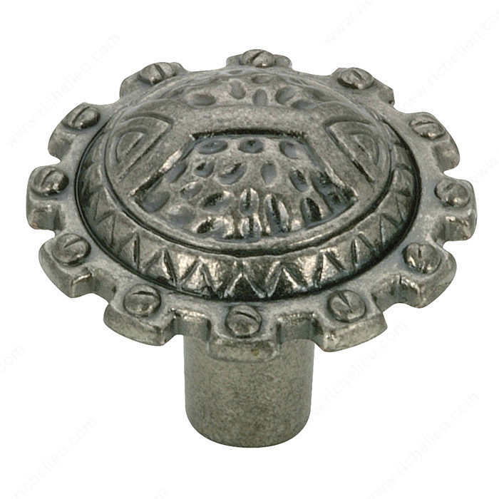 Traditional Metal Knob - 4685, Finish Pewter PRO-PACK 5