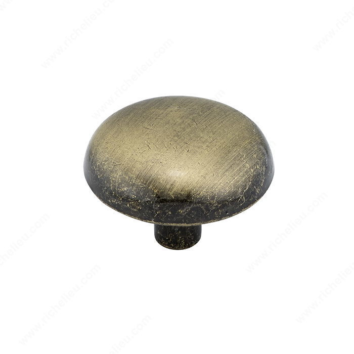 Traditional Metal Knob - 476A, Finish Antique English PRO-PACK 5