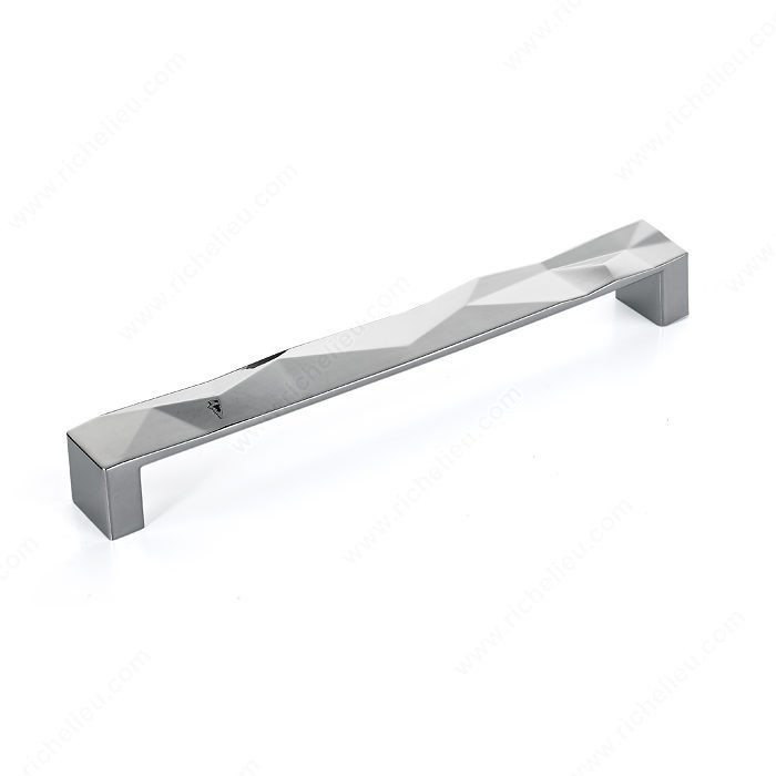 Contemporary Metal Pull - 4789, Center to Center 192 mm, Length - Overall Dimensions 201 mm