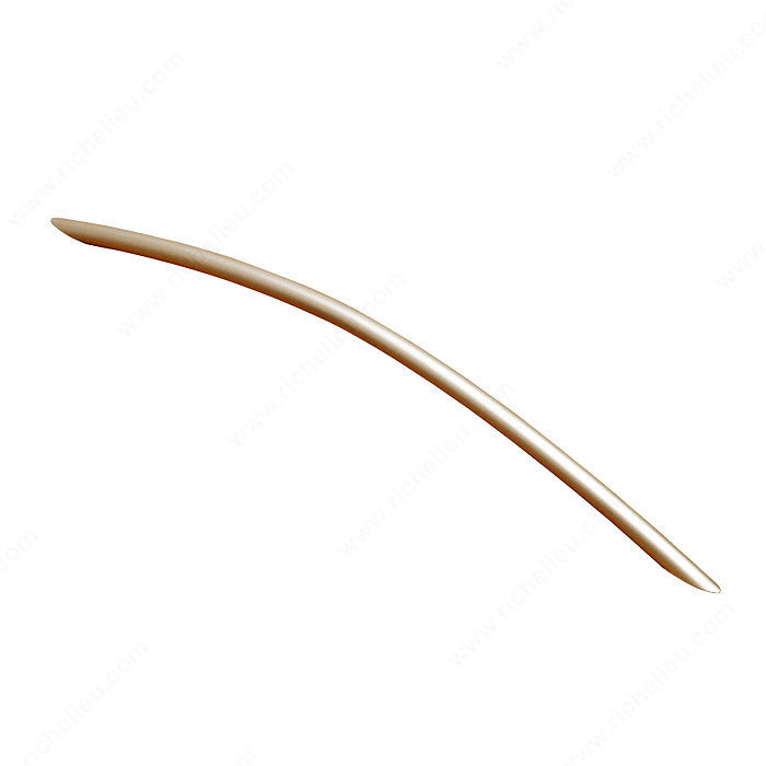Contemporary Metal Pull - 496, Center to Center 160 mm, Projection - Overall Dimensions 28 mm