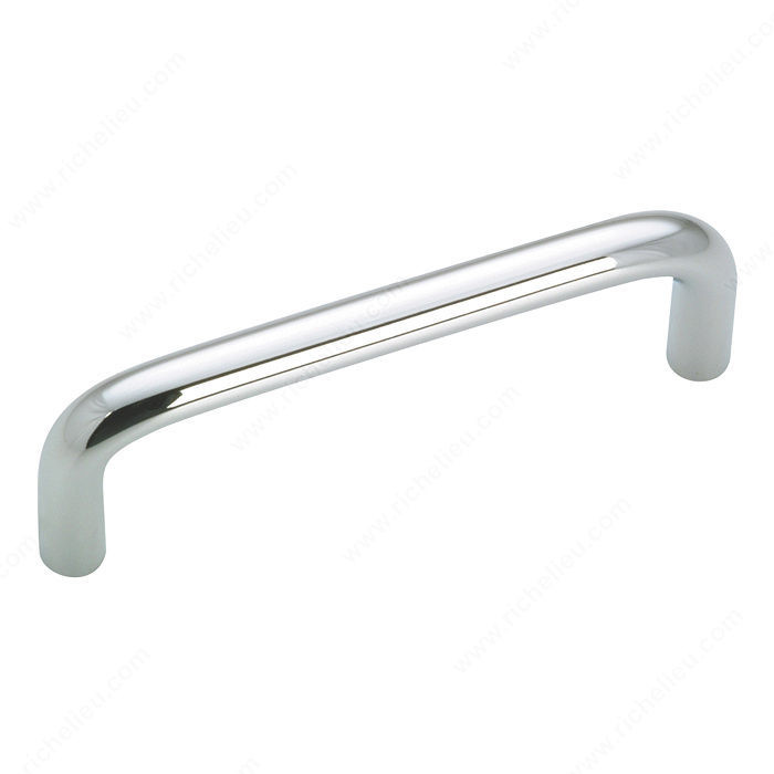 Functional Metal Pull - 5, Center to Center 3 in, Finish Chrome, Material Brass, Projection - Overall Dimensions 30 mm PRO-PACK 3