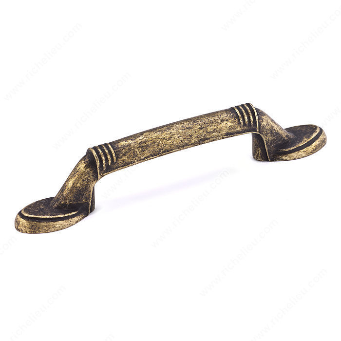 Traditional Metal Pull - 5183, Finish Burnished Brass PRO-PACK 2